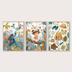 Jungle – Zestaw Personalizowanych Plakatów - Tiny Lines