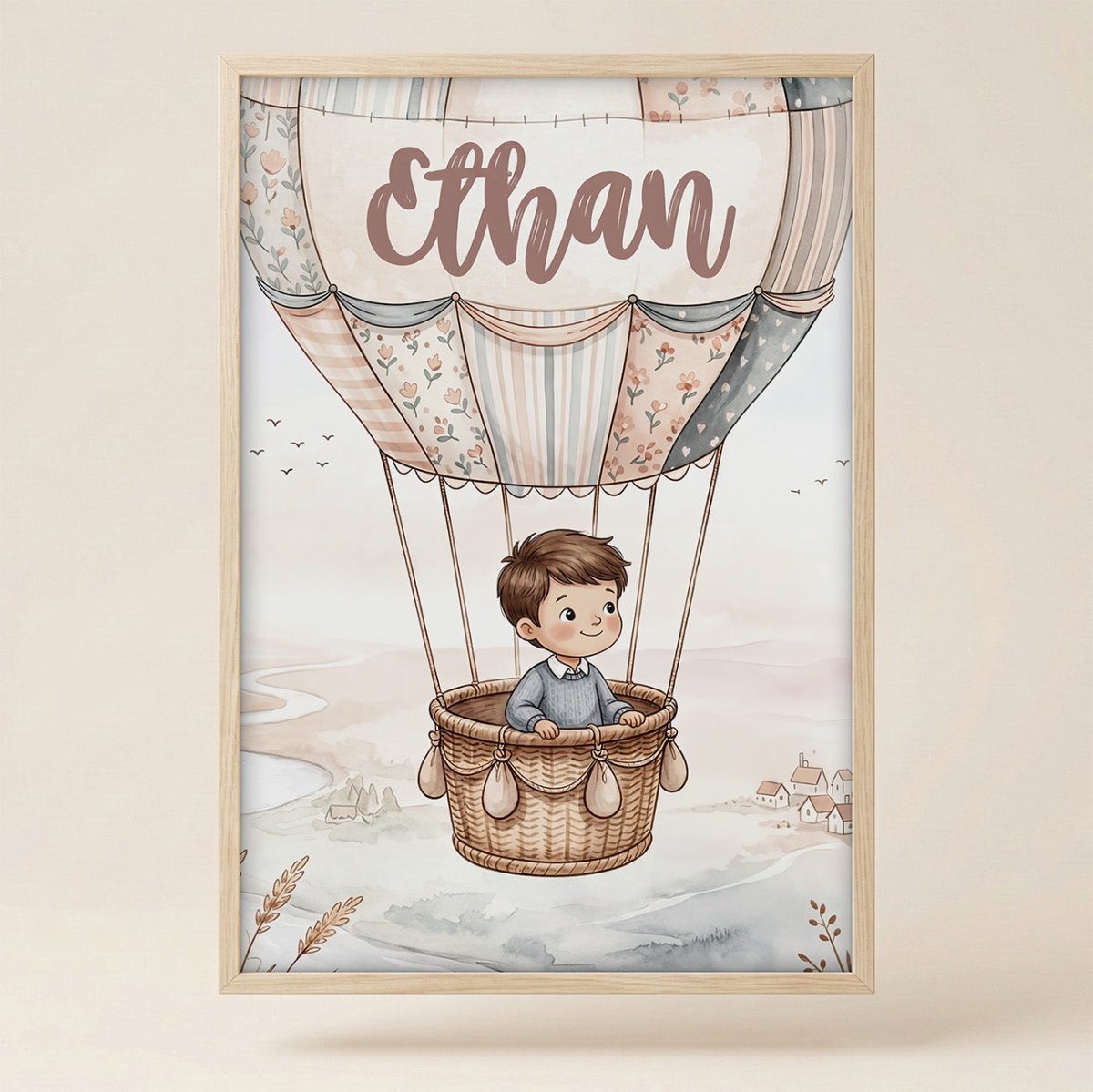 Balloon Adventure – Custom Poster - Tiny Lines