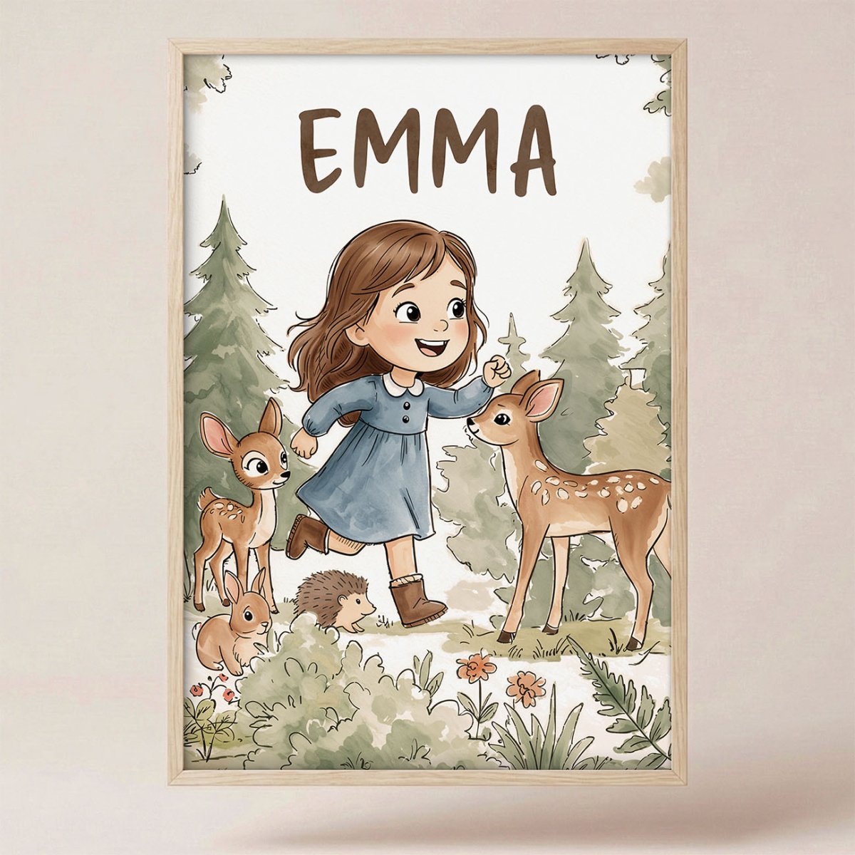 Little Woodland – Custom Poster Set - Tiny Lines