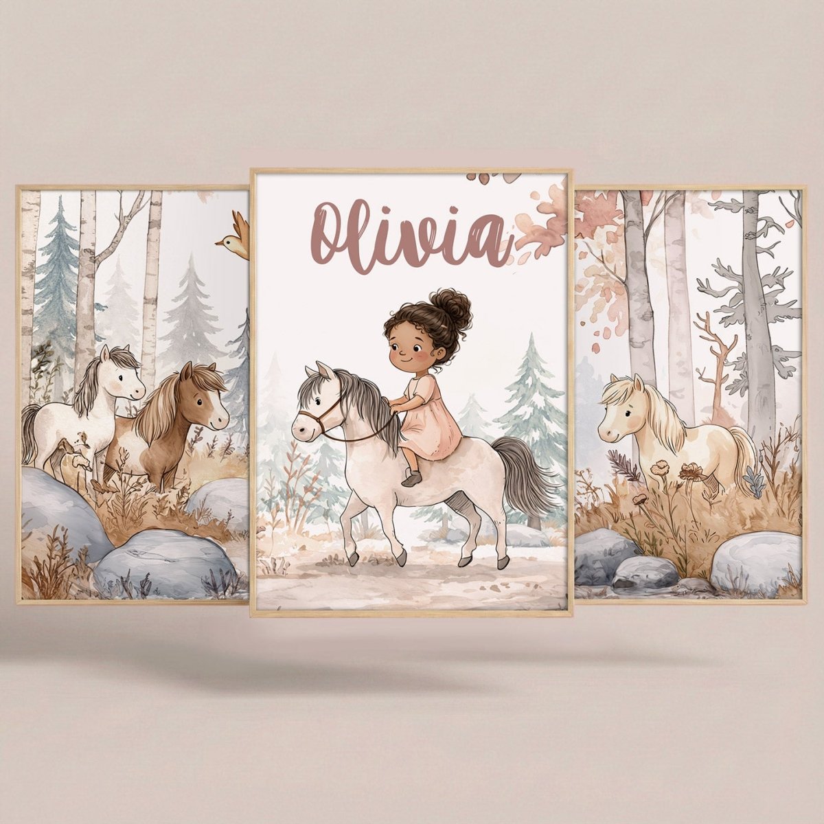 Magic Ponies – Custom Poster Set - Tiny Lines