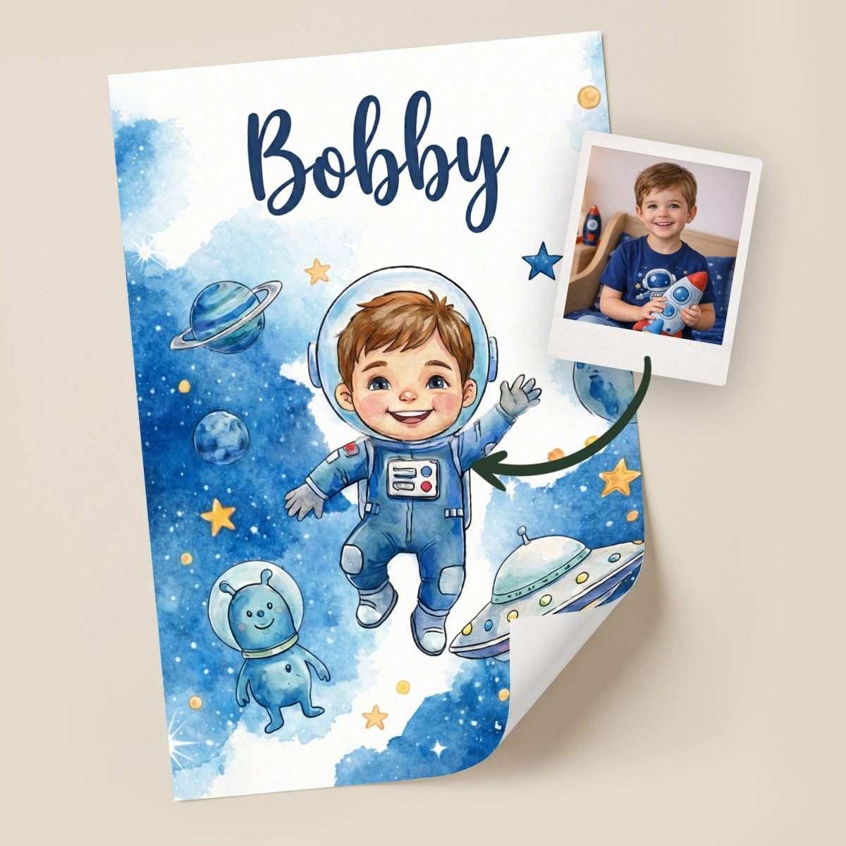 Space Adventure – Custom Poster Set - Tiny Lines