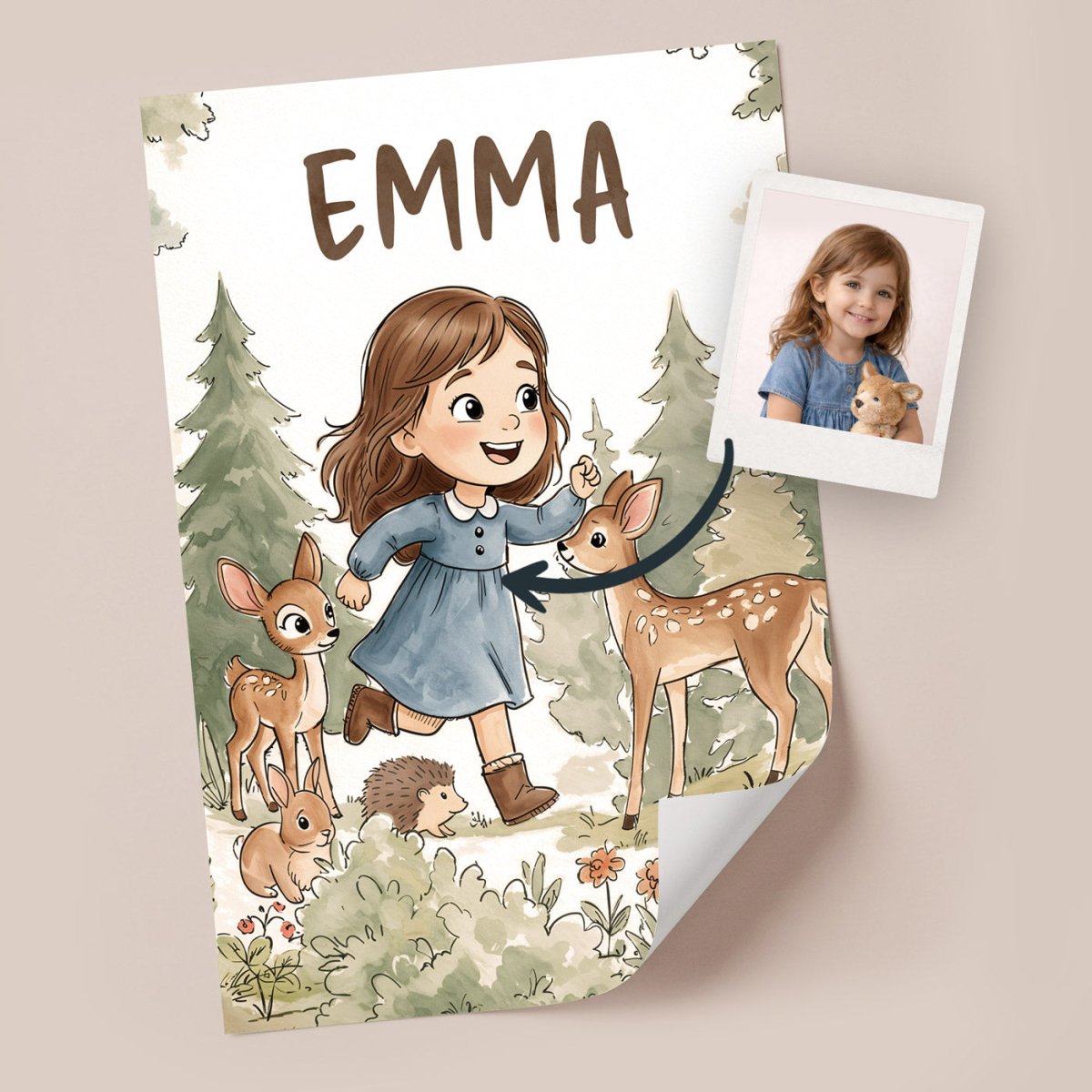 Little Woodland – Custom Poster Set - Tiny Lines