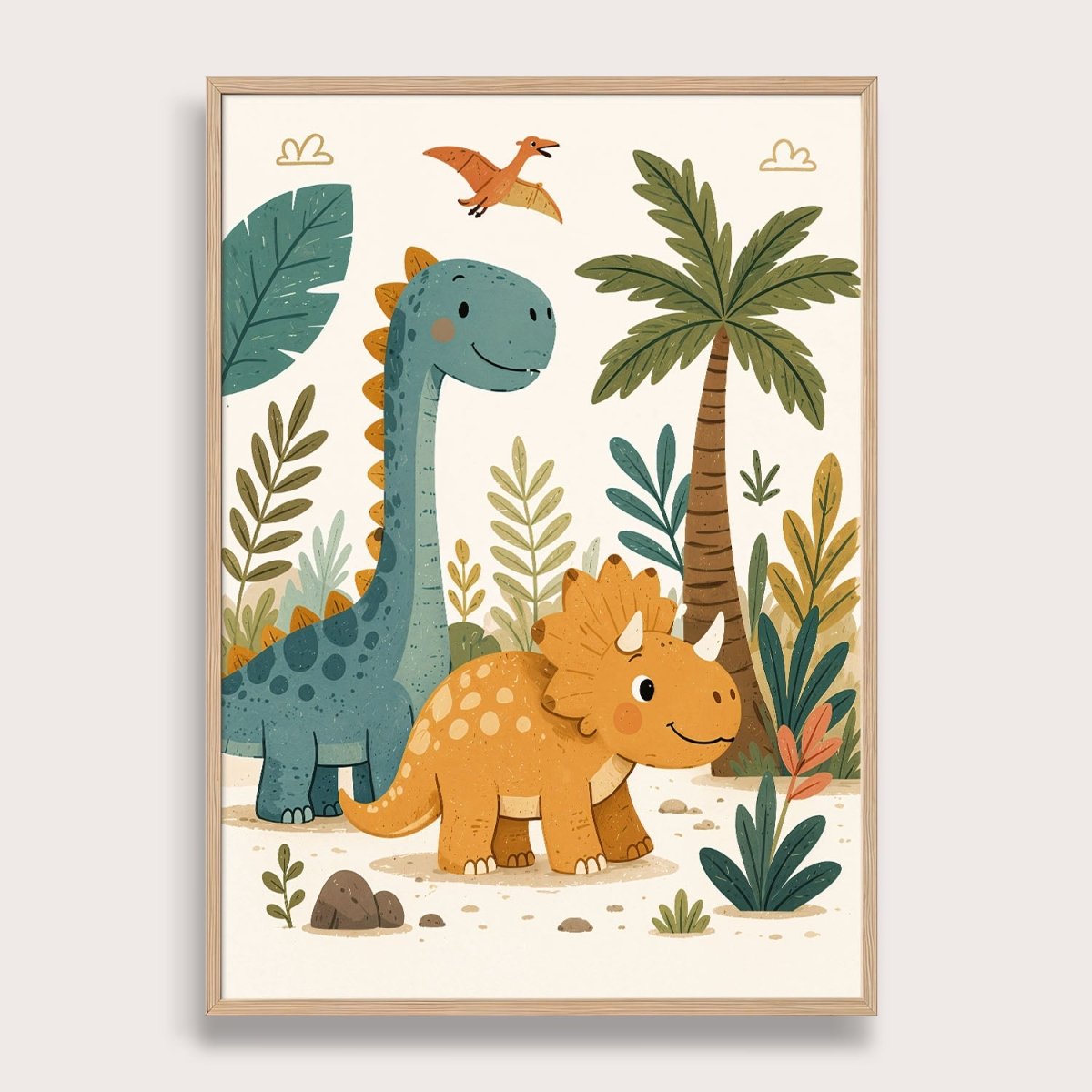 DIno – Zestaw Personalizowanych Plakatów - Tiny Lines
