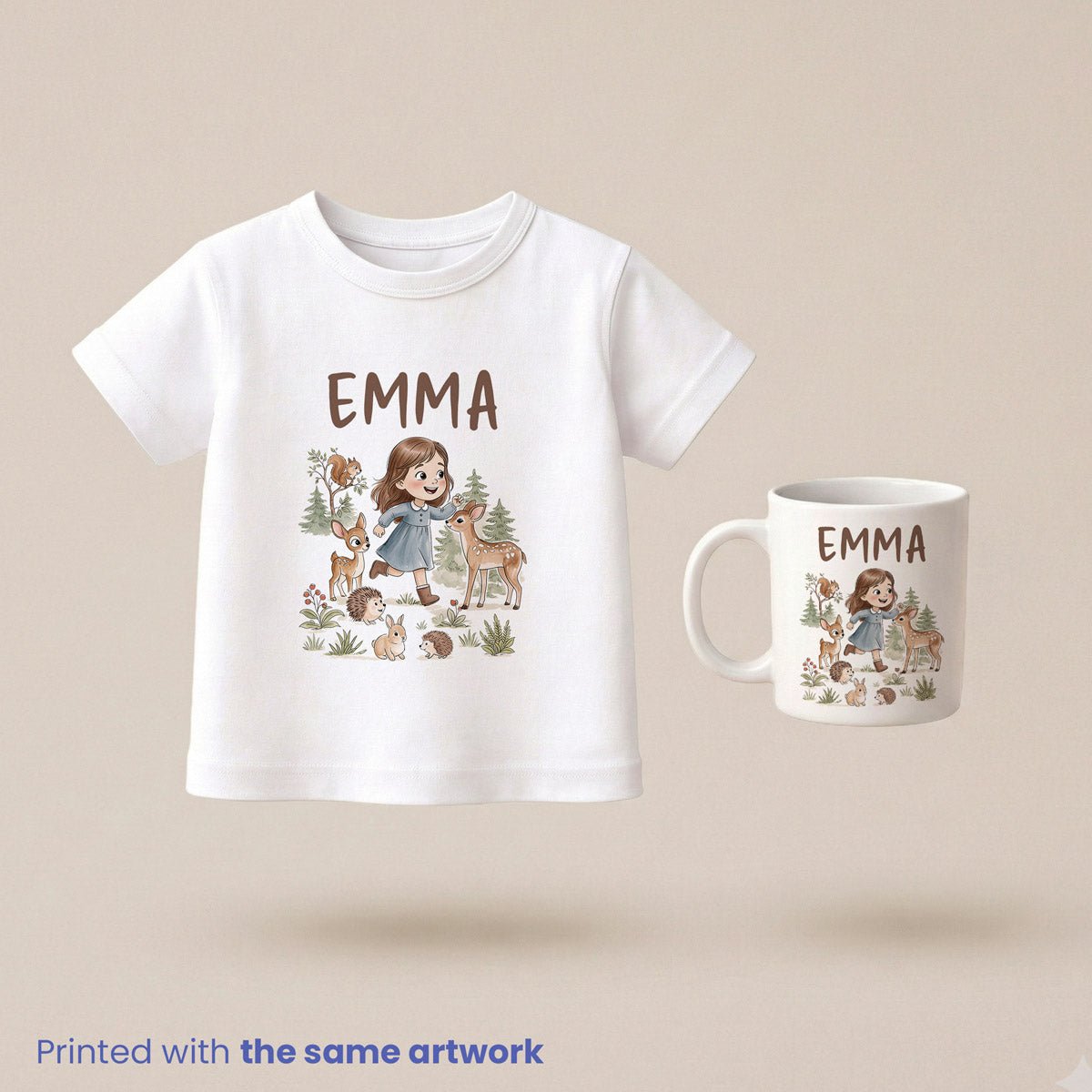 Little Woodland – Custom Poster Set - Tiny Lines