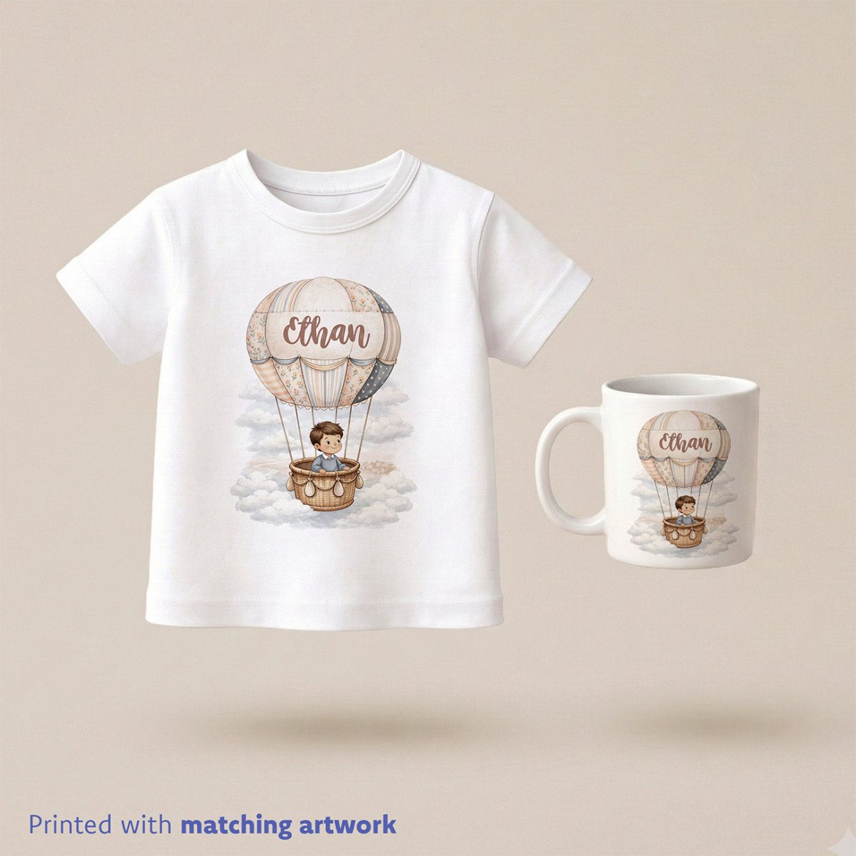 Balloon Adventure – Custom Poster - Tiny Lines