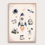 Astro – Zestaw Personalizowanych Plakatów - Tiny Lines